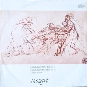 Suske-Quartet: Mozart- String Quartets KV 387 & 421 / Eterna white promo - Picture 1 of 4