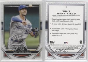 2021 Topps Tribute Whit Merrifield #24