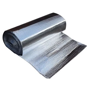 BUBBLE INSULATION AIR CELL REFLECTIVE FOIL ROOF RADIANT SHIELD ALUMINIUM & TAPE - Picture 1 of 10