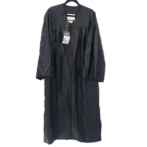 Neu mit Etikett Abschlusskleid schwarz Jostens Größe 5' 10"-6' Elements Col. Reißverschluss Absolvent - Bild 1 von 9