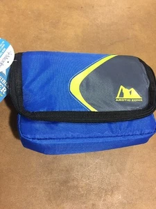 New Arctic Cooler Zone Lunch Box Ice Packs Blue Insulated Expandable 9 Cans - Picture 1 of 9