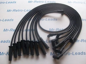 SCHWARZE 8 MM PERFORMANCE-ZÜNDKABEL FÜR CLEVELAND 460 351 302 V8 HEI KAPPE HT.. - Bild 1 von 4