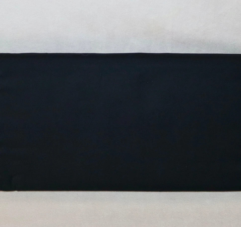 Kona Solids Black Cotton Fabric 1/4 Yard 9” X 44” Brand New - Image 1 of 4