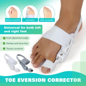 Hallux Valgus Big Toe Corrector Foot Support Straightener Bunion Pain Relief - Picture 1 of 12