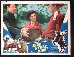 Ride, Ryder, Ride! 11"x14" Lobby Card Jim Bannon Red Ryder Western