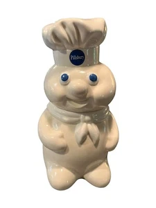 Vintage 1988 12'' Pillsbury Doughboy Cookie Jar Ceramic Kitchen Collectible - Picture 1 of 13