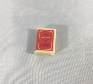Miniature Book Red Grammar Dictionary - Calico Critters Epoch Sylvanian Families - Photo 1/6