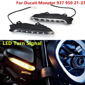LED Turn Signal Blinker Integrated Tail Light For Ducati Monster 937 950 21-23 - Picture 1 of 7
