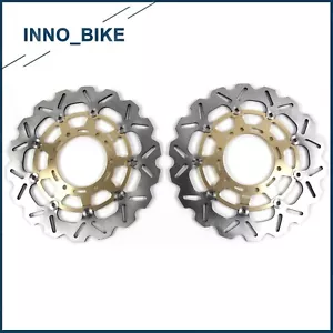 Floating Front Brake Disc Rotors For Suzuki GSXR600 2008-2017 GSXR 600 GSX-R 750 - Picture 1 of 8