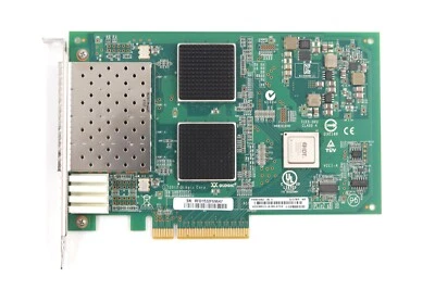 QLogic QLE2564 Quad-Port 8GbE SFP PCIe Hot Bus Adapter P/N: PX4810402-06 Tested - Image 1 of 4