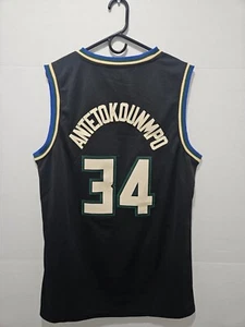 Giannis Antetokounmpo #34 Cream City individuelles Trikot schwarz creme Herren Größe Large - Bild 1 von 10