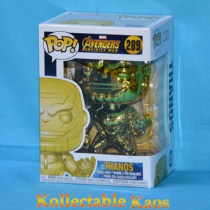 Avengers 3: Infinity War - Thanos Yellow Chrome Pop! Vinyl Figure (RS) #289 - Picture 1 of 3