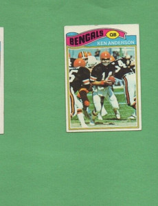 1977 Topps Football Set KEN ANDERSON Card #235