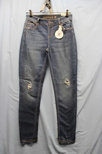 Girls JR Justice Jeggings mid rise sz 16 soft stretchy NWT new jeans slip on - Picture 1 of 5