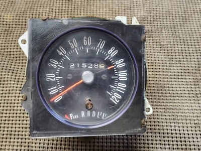 Velocímetro de alerta de velocidad Buick Skylark GS 350 455 GSX 1970-72 etapa 1 6496486 Foto 1 de 4