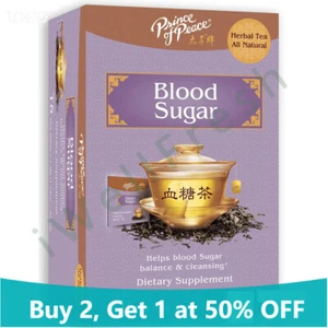 Prince of Peace, Blood Sugar Tea, Decaffe-free, Natural Herbal Blend, 18 Bags - Picture 1 of 3