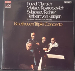 HMV ASD 2582 ED 1 AUS BEETHOVEN TRIPLE CONCERTO OISTRAKH ROSTROPOVITCH RICHTER - Foto 1 di 4