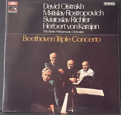 HMV ASD 2582 ED 1 AUS BEETHOVEN TRIPLE CONCERTO OISTRAKH ROSTROPOVITCH RICHTER  - Image 1 of 4