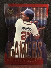 1997 Leaf Fractal Matrix X-Axis Die Cut #391 Fred McGriff NM-MT HOF *MKCards*