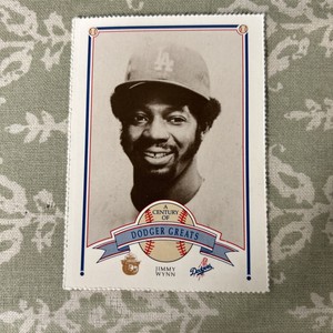 1989 Smokey The Bear Century Of Los Angeles Dodger Greats Jimmy Wynn #86!