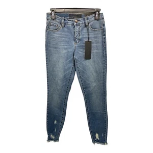 Blue Revival Women’s /Junior Size 26 Distressed Look Blue Jean Pants - Picture 1 of 5