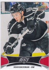 SEAN BACKMAN 2016-17 16-17 UPPER DECK AHL RED PARALLEL #41 ONTARIO REIGN