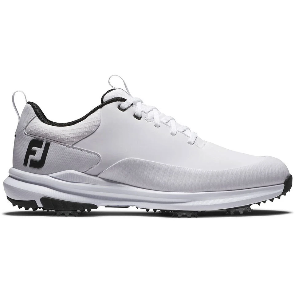 FootJoy FJ Tour Rival Golf Shoes White Black Men's SZ 10.5 (56958)