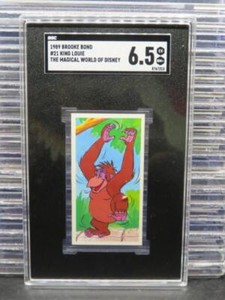 1989 Brooke Bond King Louie The Magical World Of Disney #21 SGC 6.5