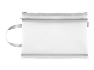 1 Reißverschlusstasche A4, grau-transparent Dokumententasche Sammelmappe - Bild 1 von 1