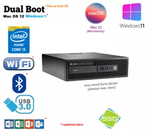 HP 800 USDT PC Intel Core i5-4590 (upTo) 16GB, SSD *, DVD, WiFi *, Win / Mac OS - Picture 1 of 3