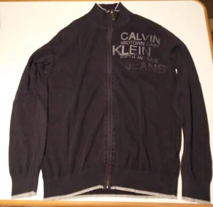 Original CK Calvin Klein Jeans, Midtown East, Jacke, Strickjacke Schwarz, XL - Bild 1 von 2