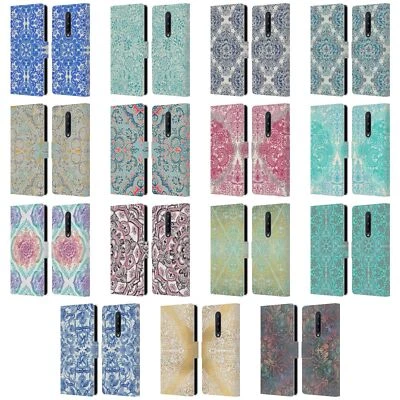 OFFICIAL MICKLYN LE FEUVRE FLORAL PATTERNS LEATHER BOOK CASE FOR ONEPLUS PHONES - Image 1 of 4