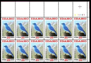 Scott #2439 Idaho Plate Block of 12 Stamps - MNH UR - Picture 1 of 1