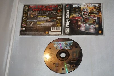 Twisted Metal (Sony Playstation 1 ps1) Completo con Tarjeta Reg Estuche Pequeño Variante Foto 1 de 3