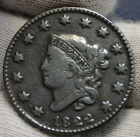 1822 Penny Coronet Large Cent Cover