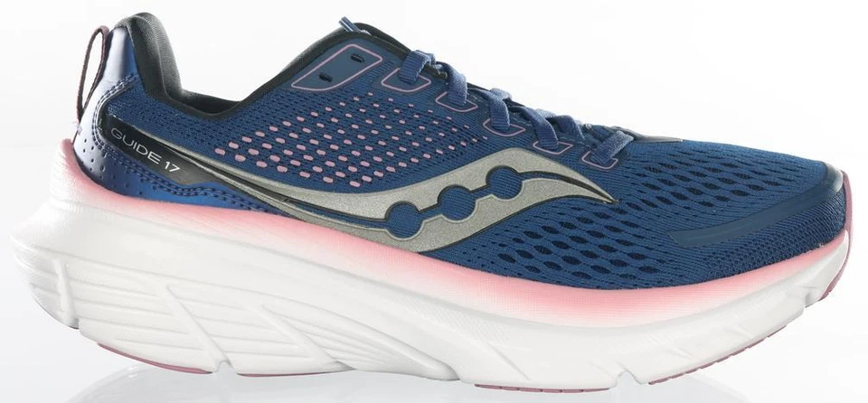 Size 6.5 - Saucony Guide 17 Navy Orchid W