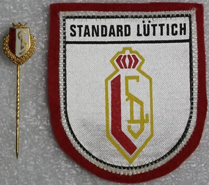 FUSSBALL FOOTBALL AUFNÄHER + EHRENNADEL GOLD* BELGIUM * LIÈGE STANDARD LÜTTICH - Bild 1 von 4