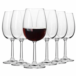 Krosno Pure Gläser für Wein Rotwein | Set 6 | 390 ml | Spülmaschine - Bild 1 von 10