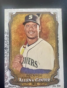2024 Topps Allen & Ginter JORGE POLANCO FOIL FILAGREE #329 - Bild 1 von 1