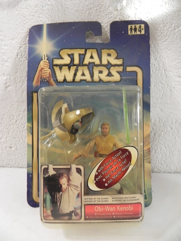 STAR WARS HASBRO L' attaque des clones FIGURINE OBI-WAN KENOBI  MIB - Photo 1/1