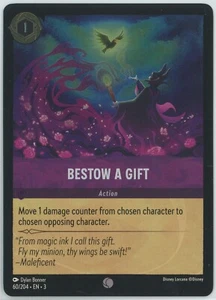BESTOW A GIFT (Common) Disney Lorcana Inklands Cold Foil Card #60 - Picture 1 of 2