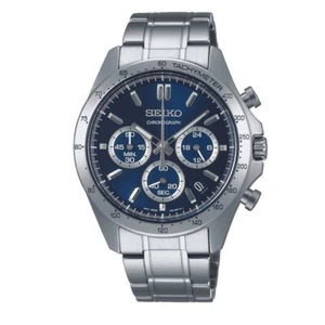 SEIKO Watch Spirit Chronograph Quartz Men's Navy SBTR011 BRAND NEW JAPAN - Picture 1 of 4