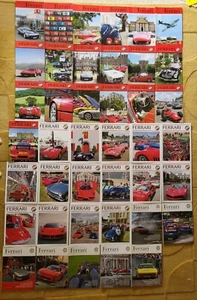 FERRARI OWNERS CLUB MAGAZINES 2007 - 2016 issue 154 to 194 total of 41 issues - Picture 1 of 2