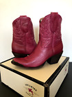 Idyllwind Pink Leather Western Cowboy Ankle Boot, Size 9.5 Usa, Euro 41