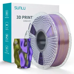 SUNLU 1.75mm PLA PLA+ PETG SILK 1KG TPU500G 3D Printer Filament Multiple Color - Picture 1 of 121