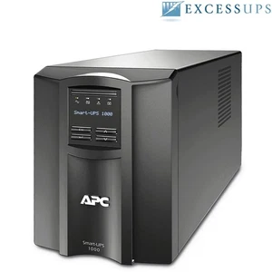 APC Smart-UPS 1000VA 700W LCD Tower SmartConnect 120V SMT1000C - Refurbished - Picture 1 of 3