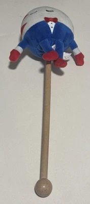 RARE Adventure Time Miniso 14"H Peppermint Butler Plush On Stick/Massage Hammer  - Image 1 of 4