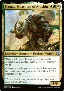 X 1 Hamza, Guardian of Arashin NM-M Commander Legends CMR 278 MTG Magic - Picture 1 of 2