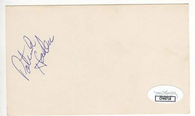 Pat Haden Signed Autographed Index Card Rams USC Trojans JSA CF46716 - Image 1 of 2