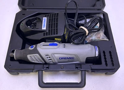 Herramienta giratoria inalámbrica Dremel Moto Tool 8100 con cargador, piezas y estuche de transporte Foto 1 de 4